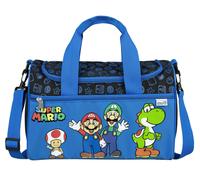 Scooli - Bolsa de deporte infantil Super Mario - 23 x 35 x 16 cm - compartimento principal espacioso - bandolera ajustable - accesorios para el colegio - bandolera