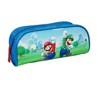 Undercover Estuche escolar Super Mario – Diseño Mario para adolescentes, ideal inicio escolar