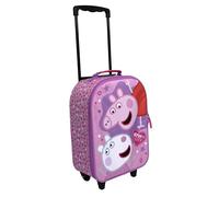 Undercover - Trolley Infantil Peppa Pig - Espacioso Compartimento Principal - compañero Ideal de Viaje - Barra telescópica Ajustable y Fija