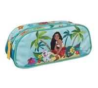 Undercover Vaiana - Estuche para niños (22 x 9,5 x 9 cm, 50 g), diseño tropical