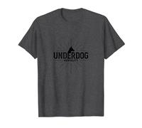 Underdog Mentality: Tengo Ese Perro en mí espíritu Motivacional Camiseta, Hombre, Jaspeado Oscuro, XXL