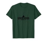 Underdog Mentality: Tengo Ese Perro en mí espíritu Motivacional Camiseta, Hombre, Verde Bosque, S