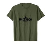 Underdog Mentality: Tengo Ese Perro en mí espíritu Motivacional Camiseta, Hombre, Verde Oliva, XL