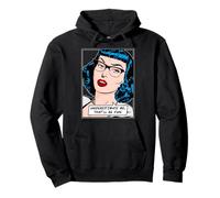Underestimate Me That'll Be Fun Vintage Pop Art Girl Cita Sudadera con Capucha