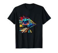 Underground Tube Train Subway Locomotive Railway Enthusiast Camiseta