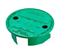 Underhill Sprinkler Valve Round Box Lid VersaLid 6 Inch to 7 Inch Universal Cover for Automatic Irrigation System Green VL6