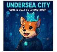 UNDERSEA CITY: Coloring Book for Kids and Adults Featuring Adorable undersea Scenes in Cozy City Moments for Relaxation (undersea City Coloring)