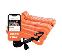 Undersun - Juego completo de 5 bandas elásticas para entrenamiento, incluye diferentes niveles de resistencia: extra ligero, medio, pesado y un anclaje para fitness de altísima calidad