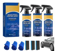 Undersunny Car Shine, Quick Effect Coating Agent for Car, 3 in 1 Cars Polish Coating and Dry Wash Sprays for Paint Shine and Protection