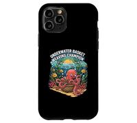 Underwater Basket Weaving Champion Octopus Funny Carcasa para iPhone 11 Pro