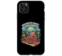 Underwater Basket Weaving Champion Octopus Funny Carcasa para iPhone 11 Pro MAX
