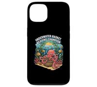 Underwater Basket Weaving Champion Octopus Funny Carcasa para iPhone 13