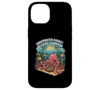 Underwater Basket Weaving Champion Octopus Funny Carcasa para iPhone 14
