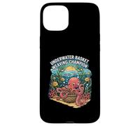 Underwater Basket Weaving Champion Octopus Funny Carcasa para iPhone 15 Plus
