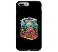 Underwater Basket Weaving Champion Octopus Funny Carcasa para iPhone 7 Plus/8 Plus