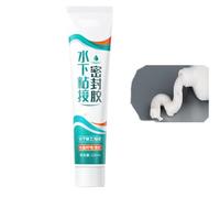 Underwater Bonding Waterproof Adhesive,Heavy Duty Leakage Plugging Adhesive Underwater Sealant,Outdoors Clear Waterproof Super Glue,Repair and Seal Cracks. (White -1PCS)