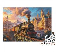 Underwater Castle Jigsaw Puzzle 1000Pc Recycled Paper Deep Sea Discovery Puzzles para Adultos Divertido and Challenging Juego Familiar Bendiciones de Vacaciones Gift para Men 52x38cm/1000pcs