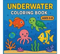 Underwater Coloring Book: Easy & Bold fun deigns for kids!