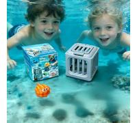 Underwater Dive Rescue Toys,Pool Diving Toys with Storage Fish Box & Floating Animals,Colorful Animal Pool Sinkies Sinkies Swimming Training Game,Fun Summer Swimming Training Game for Boys and Girls