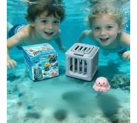 Underwater Dive Rescue Toys,Pool Diving Toys with Storage Fish Box & Floating Animals,Colorful Animal Pool Sinkies Sinkies Swimming Training Game,Fun Summer Swimming Training Game for Boys and Girls