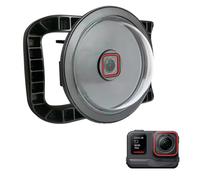 Underwater Dome Port para Insta360 Ace Pro, carcasa de cámara impermeable, antiarañazos, cúpula protectora con doble asa para fotografía submarina estable