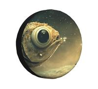 Underwater Fish Have Big Eyes - Cubierta de neumático de repuesto, impermeable, a prueba de polvo, ajuste universal para remolque, caravana, SUV, camión, cámper, 16 pulgadas