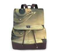 Underwater Fish Have Big Eyes Mochila de viaje de moda para mujer, mochila casual, mochila de cuero estampada para mujer para el trabajo