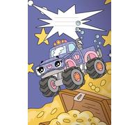 Underwater Monster Truck Notebook: Cute Ocean Monster Truck Notebook for Girls and the Young at Heart