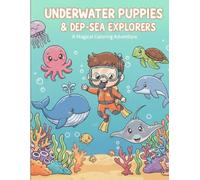 Underwater Puppies & Kitty-Coras: A Sea Animal Fantasy for Kids: Color Swimming Puppies, Purr-maids & Ocean Friends! Whimsical Thick Line Art for ... Play, Gifts & Underwater Adventures.