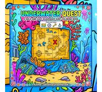 UNDERWATER QUEST: A BOLD AND EASY SCAVENGER HUNT COLORING BOOK