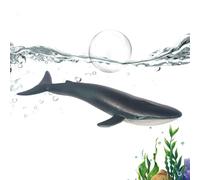 Underwater Shark Ornament - Fish Tank Decoration for Aquarium Display | PVC with Simulated Models, Floating Ball Feature, Blue Whale Style, Humpback Whale Design, Shark Accessory