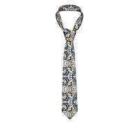 Underwater World Dolphins Coral - Corbata para hombre, ideal para bodas, novios, padrinos de boda, misiones, bailes, regalos