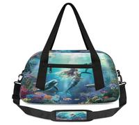 Underworld - Bolsa de lona para niños, niñas, adolescentes, deportes oceánicos, mar, gimnasio, viajes, gimnasia, baile, ballet, multicolor