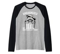 Undiagnosed But Something Ain't Right Camiseta Manga Raglan