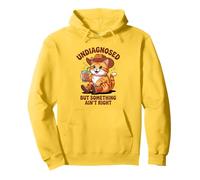 Undiagnosed But Something Ain't Right Cat Sudadera con Capucha