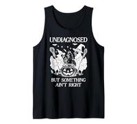Undiagnosed But Something Aint Right Chicken Funny Halloween Camiseta sin Mangas