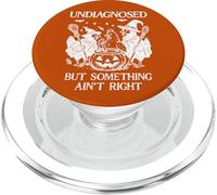 Undiagnosed But Something Aint Right Chicken Funny Halloween PopSockets PopGrip para MagSafe