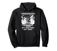 Undiagnosed But Something Aint Right Chicken Funny Halloween Sudadera con Capucha