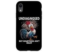 Undiagnosed But Something Aint Right Funny Chicken Coworker Carcasa para iPhone XR