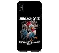 Undiagnosed But Something Aint Right Funny Chicken Coworker Carcasa para iPhone XS Max