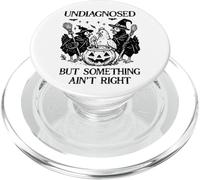 Undiagnosed But Something Aint Right Funny Chicken Halloween PopSockets PopGrip para MagSafe