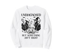 Undiagnosed But Something Aint Right Funny Chicken Halloween Sudadera