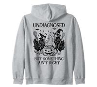 Undiagnosed But Something Aint Right Funny Chicken Halloween Sudadera con Capucha