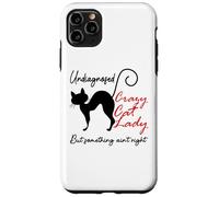 Undiagnosed But Something Ain't Right Funny Crazy Cat Lady Carcasa para iPhone 11 Pro Max