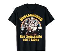 Undiagnosed But Something Ain't Right Funny Raccoon Chicken Camiseta