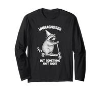 Undiagnosed But Something Ain't Right Funny Raccoon Scooter Manga Larga