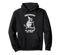 Undiagnosed But Something Ain't Right Funny Raccoon Scooter Sudadera con Capucha