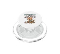 Undiagnosed But Something Ain't Right Grumpy Funny Cat PopSockets PopGrip para MagSafe