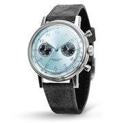 UNDONE URBAN - Reloj para hombre, vintage, deportivo, Mr. Bones and Mystique, colección Mr. Bones y Mystique, reloj de pulsera de 40 mm, resistente al agua, movimiento cronógrafo híbrido Flyback, con