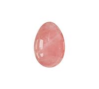 Undrilled Jade Yoni Egg 40X25mm Natural Stone Crystal Kegel Exercise Pelvic Floor Muscle Training Massage Ball,Huevos De Cuarzo Rosa